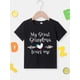 thumbnail image 2 of Camiseta de verano para niño "Mi bisabuela me quiere": bonita e informal, de manga corta, de algodón transpirable., 2 of 7