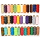 thumbnail image 2 of 36 Colores 50 Metro Rollo 150d Hilo De Coser Para Manualidades De Cuero Kit De Hilo Encerado Para Coser A Mano, 2 of 7