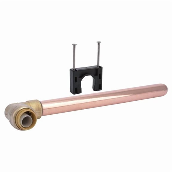 0.5 in. Push to Connect PTC Copper Pipe Stubout Elbow