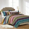 thumbnail image 5 of Global Trends Santa Fe Quilt Bonus Set with Decorative Pillows, 5-Piece King/Cal King, 5 of 6