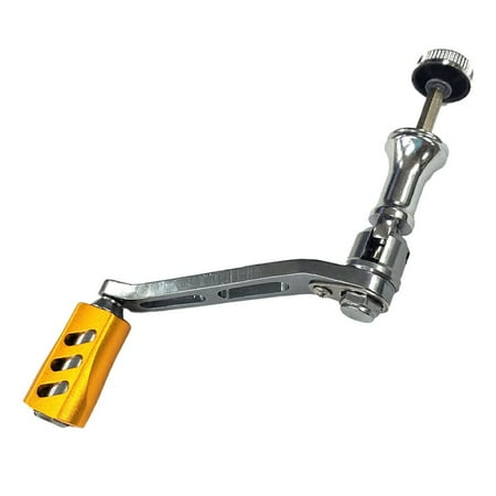 Fishing Reel Handle Replacement Parts Lightweight High Strength Aluminum Alloy Spinning Fishing Reel Accessories(Gold - Large for 6000-7000)