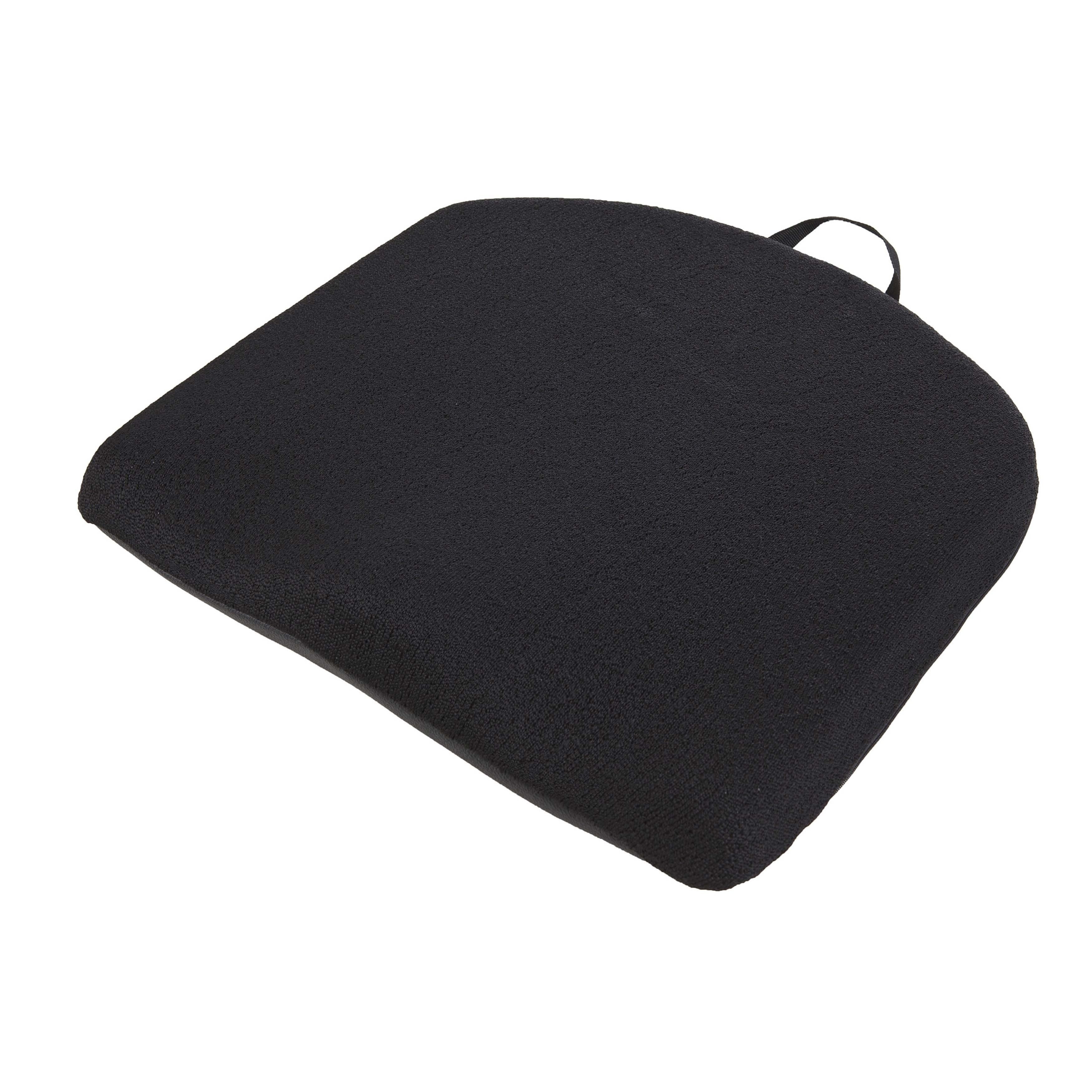 Relaxzen Black Memory Foam Travel Seat Cushion