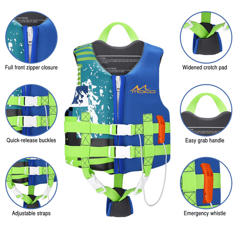 上質で快適 Vest, Swim Child MoKo Shipping! Free Life for Jacket Float Boys