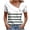 B-Army Green, variant on Asymmetrical Neck Tops for Women Lapel Collared Summer Short Sleeve Dressy Casual Work Business Blouse Loose Fit Basic Tunic T-Shirts