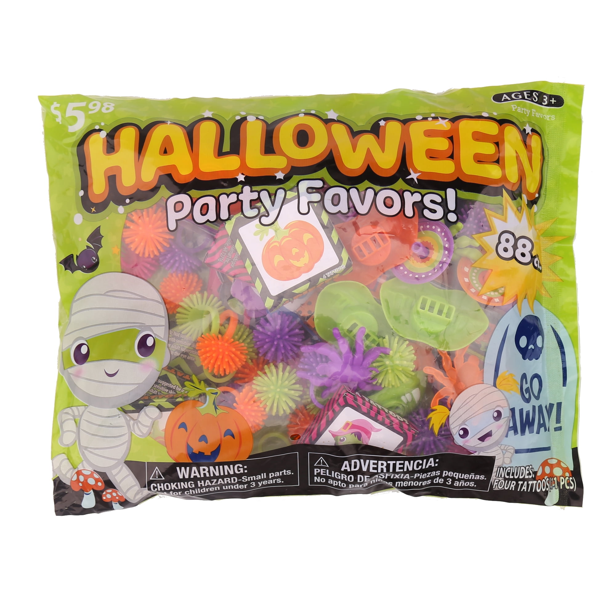 Way To Celebrate Halloween Stationery Party Favors, 88ct