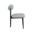 thumbnail image 6 of Meridian Furniture Dario Grey Boucle Fabric Dining Chair (Set of 2), 6 of 8