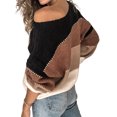 thumbnail image 6 of Linfrsh Fall Outfits for Women 2025 Sweaters for Women Lightweight Pullover Tops Long Sleeve Shirts Crewneck Fashion Clothing Fall Outfits 2025 Khaki,2XL, 6 of 6