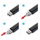 thumbnail image 4 of 3X 5 en 1 Multifuncional Otg Lector de Tarjetas Tarjeta Micro-SD / SD / USB Lector Soporte TF Android Type-C Teléfono / Computadora / Type-C Universal, 4 of 5