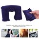 thumbnail image 4 of Almohada Inflable Ligera Portátil Para El Cuello En Forma De U, Cojín De Aire Suave Para Reposacabezas, Viaje, Azul Oscuro, 4 of 7