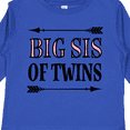 thumbnail image 4 of Inktastic Big Sis of Twins Sister Announcement Girls Long Sleeve Toddler T-Shirt, 4 of 5