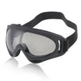 thumbnail image 1 of Gafas de montar para motocicleta Unique Bargains 1 Pc PC TPU gafas de sol para deportes al aire libre para motocross, bicicleta de tierra, ATV, lente gris, marco negro, 1 of 6