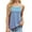 Light Blue, variant on YUGYXL Teen Girl Summer Stripe Camisole Fashion Spaghetti Strap Tank Top Breathable Scoop Neck Pullover Undershirt Seamless Ribbed Sleeveless Yoga Athletic Clothes March Gift for Toddler Black,M