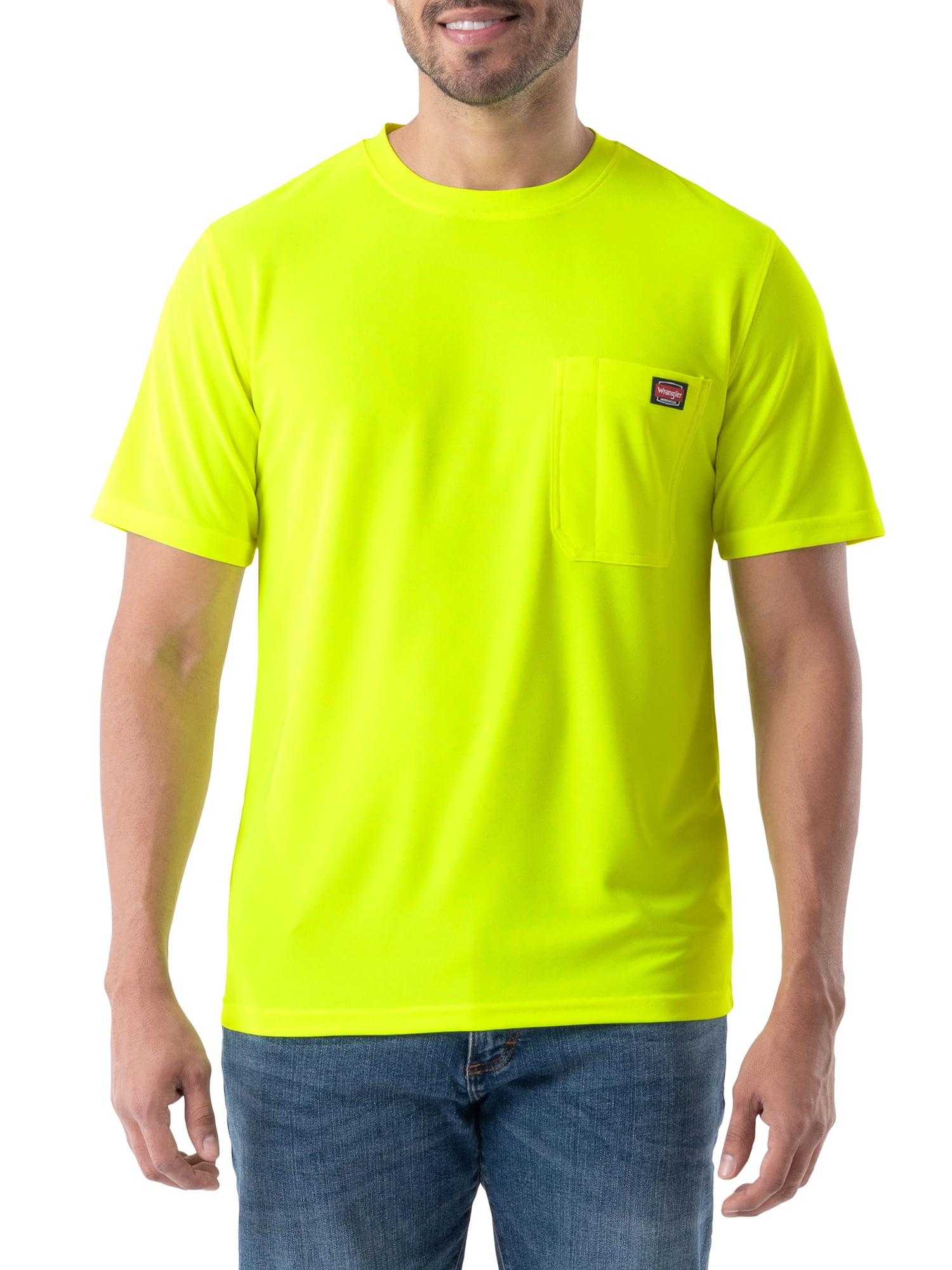 Wrangler Workwear Men's Short Sleeve Performance Tee 2-Pack Bundle