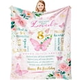 thumbnail image 1 of LHSHID 7 Year Old Girl Birthday Gifts Blanket 7 Year Old Girls Gift Birthday Gifts for Seven Year Old Girls Best Presents for 7 Year Old Girls 7 Yr Old Girl Gift 7th Birthday Gifts 50x60in, 1 of 6