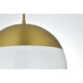 thumbnail image 5 of Living District Eclipse 14" Pendant Frosted White Shade In Satin Gold, 5 of 9