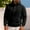 A#Black, variant on DPTALR Men's Fashionable Personalized Zip-Up Hoodie with Arm Pocket,Red,Big and Tall Men XXXL
