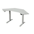 thumbnail image 3 of K314 Corner Electric Height Adjustable Standing Desk, White, 3 of 8