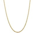 thumbnail image 1 of 14k 4mm D/C Extra-Light Rope Chain in 14k Yellow Gold, 1 of 3