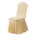 thumbnail image 6 of Dining Chair Covers Stretch Slipcovers with Ruffled Skirt Soft Breathable Washable Kitchen Chair Protectors with Ties for Home Hotel Banquet Wedding Party, 6 of 7