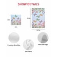 thumbnail image 7 of Blue Pink Flowers Kitchen Dish Towels for Drying Dishes Set of 2, Spring Floral Butterfly Elegant Pastoral Waffle Weave Microfiber Hand Tea Bathroom Towels Quick Dry & Absorbent Towel 12x12, 7 of 7