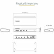 StarTech Thunderbolt 4 Multiport Dock Dual Monitor 4K TB4CDOCK