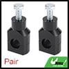thumbnail image 2 of Unique Bargains 1 Pair Fit for 7/8' 22 mm Motorcycle Handlebar Handle Mounting Riser Clamp Mount Black, 2 of 7