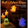 thumbnail image 4 of Décor d'Halloween Intérieur – 3 Pcs Décor Fantôme en Céramique, Figurine Fantôme Lumineuse Mignonne pour Décorations d'Halloween à la Maison, Statue Effrayante avec Visage de Fantôme pour Table Ou Étagère, 4 of 6