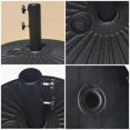 thumbnail image 3 of Base de Parasol Extérieur Support Résistant aux Intempéries Rempli d'Eau et de Sable pour Parasol de Plage Jardin, 3 of 8