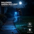 thumbnail image 4 of Lypsnake Halloween Soul Harvester Animated Solar Powered Grim Reaper Garden Stake Light with Blue LED Lantern, 4 of 9