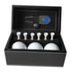 thumbnail image 3 of Juego de regalo de pelota y tee de golf, paquete de regalo para principiantes, herramienta para sacar divots de golf (3 piezas) Herramienta de división azul, 3 of 9