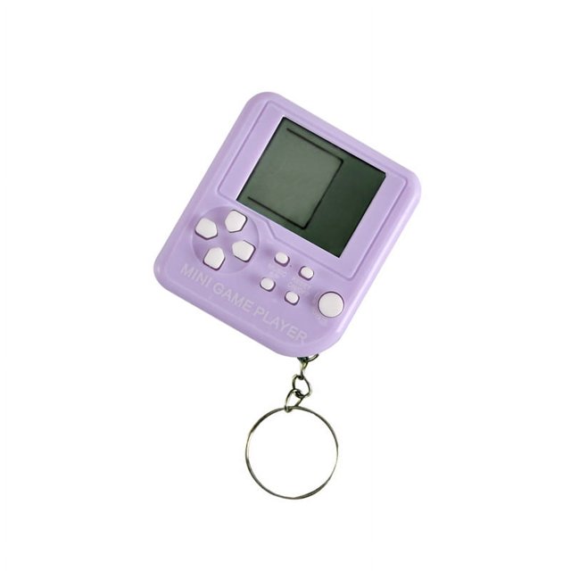 Mini llavero para reproductor de juegos NikouMX Máquina de juegos bloques de llavero Plástico