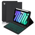thumbnail image 1 of Funda con teclado BORIYUAN para iPad mini 7/6, 8,3 pulgadas, retroiluminada de forma inalámbrica, 1 of 9