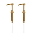 thumbnail image 2 of Gold Syrup Pump Dispenser For 750Ml Bottles, Top Kitchen Coffee Bar Tool Fits Liter 750Ml Containers, 2/4/8 Pack 28/410 Press Head Pumps, 2 of 5