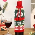 thumbnail image 2 of Cubierta de botella Calcomanía de Navidad Decoración de Navidad Decoración de Navidad a prueba de polvo Dulce regalo Festival Accesorios Kits de decoración para fiestas Patrón de luz/bola Yuarrent HA069706-01, 2 of 6