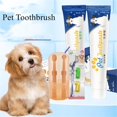 thumbnail image 2 of HAHDAXIA Zentric Dog Toothbrush, Flexibrush Pet Toothbrush With Tongue Scraper, Flexibrush Pet Toothbrush, Cat Toothbrush And Toothpaste, 360º Pet Toothbrush Dual Head Soft Silicone (1set), 2 of 7