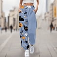 thumbnail image 2 of WILLBEST Pantalones Deportivos Casuales para Mujer, Cómodos, con Estampado de Halloween, Cintura Elástica Suave, para Uso Diario, para Otoño E Invierno. Grande, 2 of 4