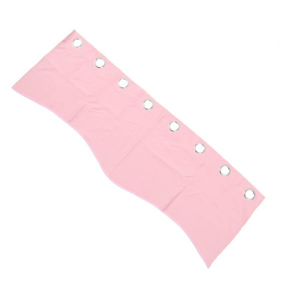 LEORX Decorative Short Curtain Pink Polyester 1Pack