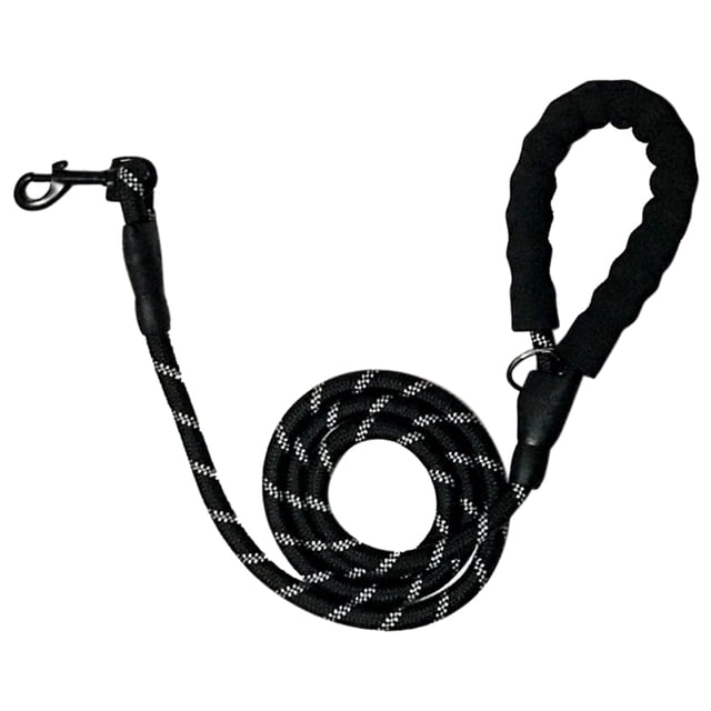 Amdohai 5ft Strong Dog Leash Pet Thick Durable Nylon Rope Tangle-Free Highly Reflective Threads for