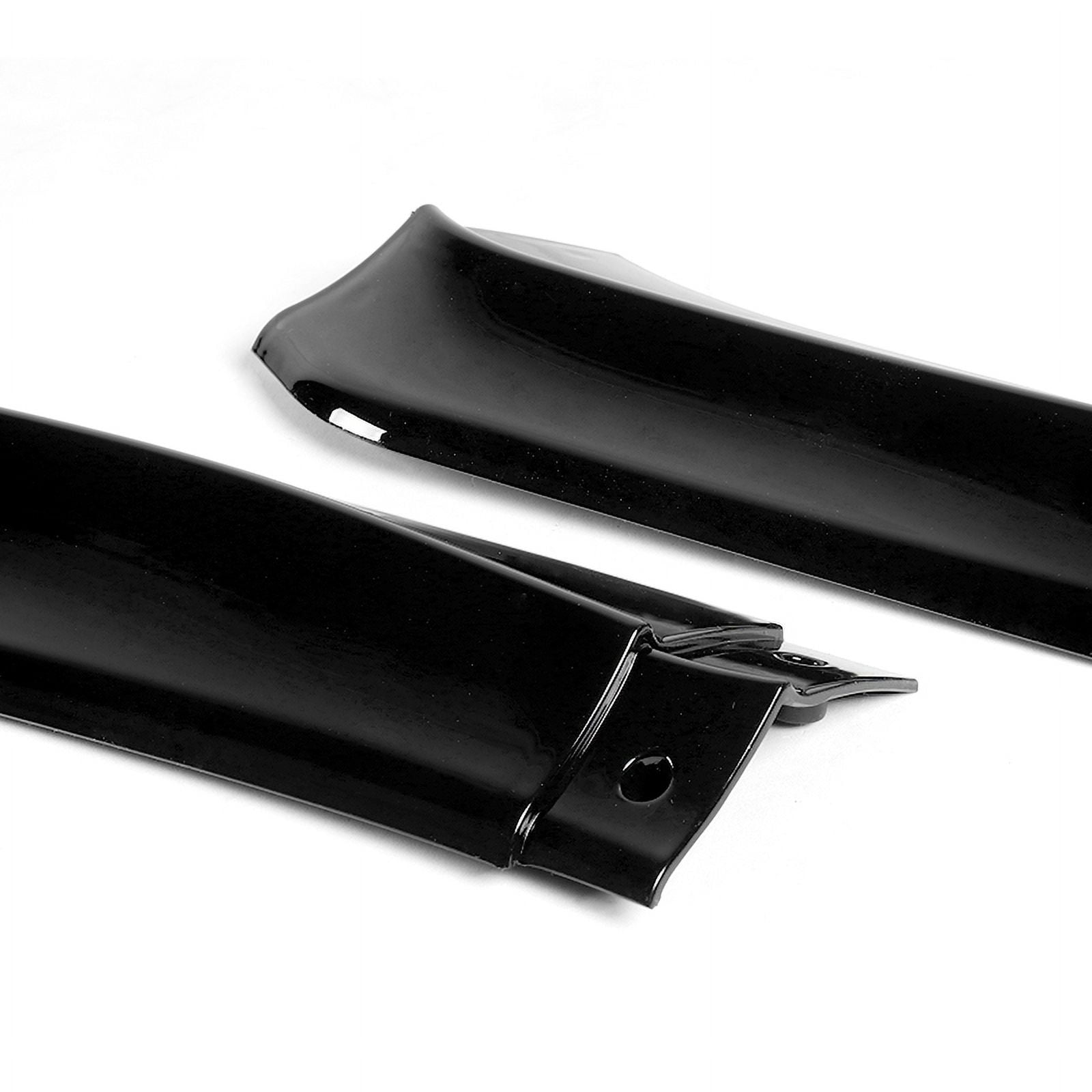 Stay Tuned Performance For 2013-2015 Honda Civic Sedan Painted Black Aero-Style Front Bumper Body Lip