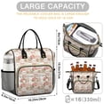 thumbnail image 5 of Pioneer Flower Floral Print Pattern Womens Lunch Box for Work,Insulated Large Lunch Bag,Leakproof Adult Lunch Bag for Work,Beach,Travel,Picnic,Camping, 5 of 6