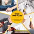 thumbnail image 2 of Pulituo 20V Cordless Drill Driver Kit, Home Tool Set with 20V Lithium-Ion Drill, 2pcs Battery, 120PCS All-Purpose Kit, 21+1 Torque, 2-Speed, DIY & Home Repairs Yellow, 2 of 9