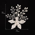 thumbnail image 3 of Shisuyan Fashionable Wedding Shoes Decorative Rhinestone 1 Pair 3.5x3.1x0.4in, 3 of 8