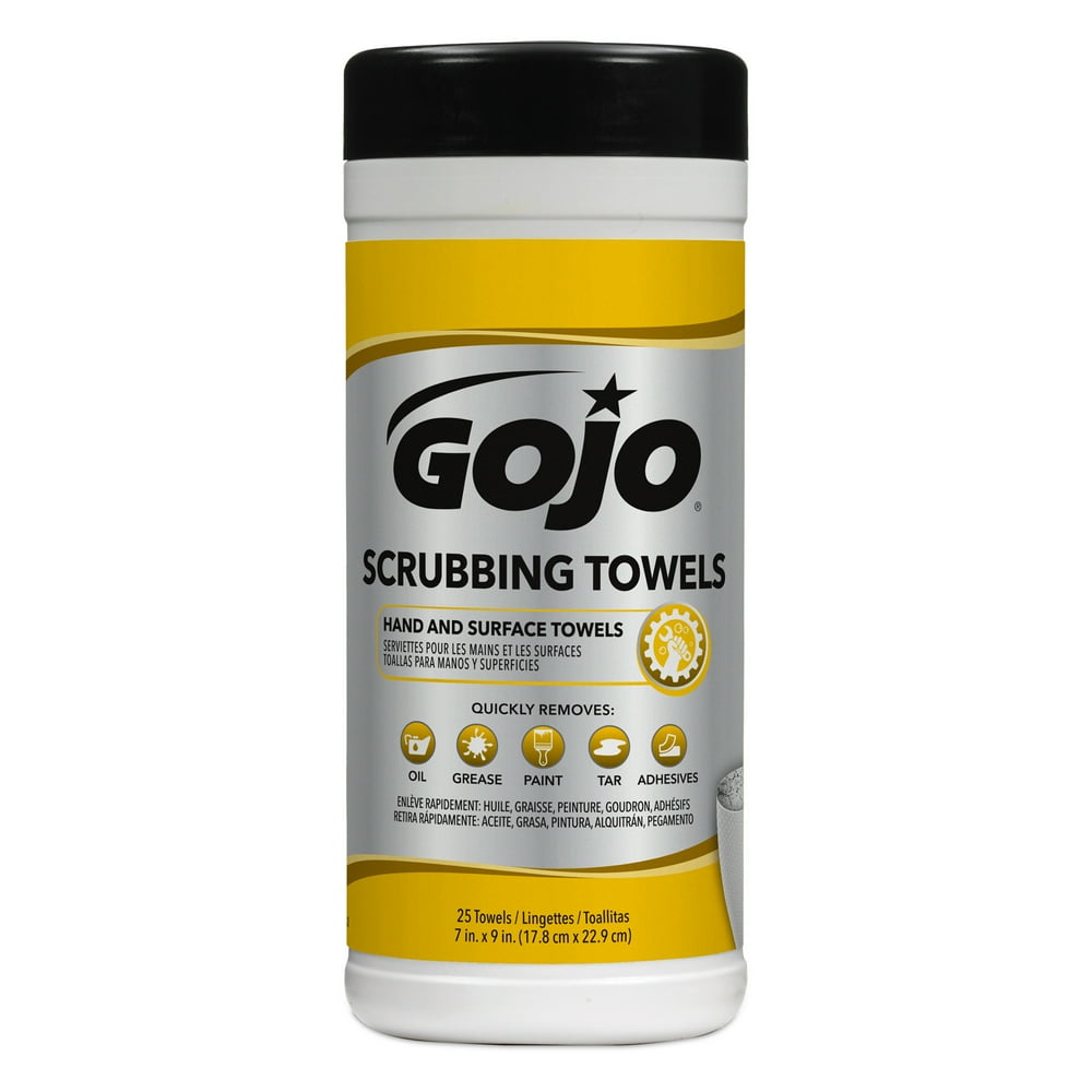 GOJO® Scrubbing Towels 25 Count Canister