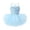 Light Blue, variant on Girls Ballet Dance Dress with Mesh Skirt Back Spaghetti Strap Soft Performance Tutu,Color:White,Size:5-6 Years