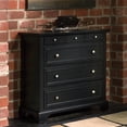 thumbnail image 1 of Homestyles Coffre en Bois Bedford Noir, 1 of 26