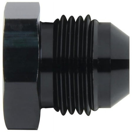 8AN Fitting Plug, Black