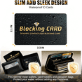 GJX RFID Blocking Card 10 Pack, One Card Protects Entire Wallet ...