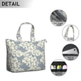 thumbnail image 2 of Sac Weekender à Imprimé Floral Artistique, Grand Sac à Main avec Fermeture Éclair Sécurisée pour Femmes, 2 of 5