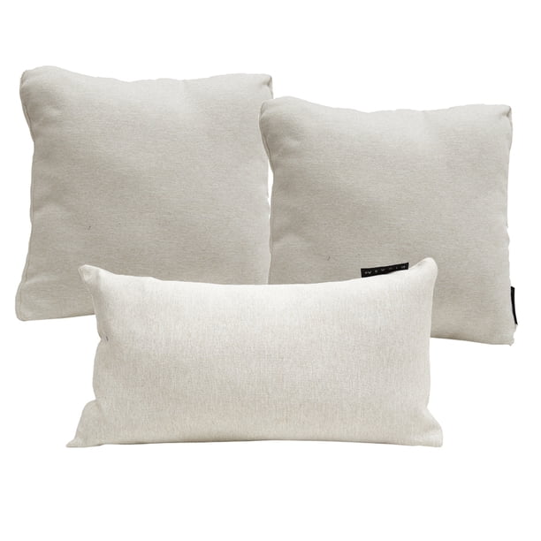 Set de 3 CojÍnes Decorativos (2 Cuadrados Grandes + 1 Rectangular) DICASA Dolum