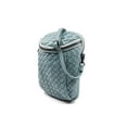 thumbnail image 6 of Women’s Vegan Leather Woven Double Zip Compartments Mini Crossbody Bag, 6 of 7